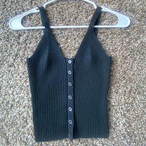 Aerie Cropped Sweater Tank